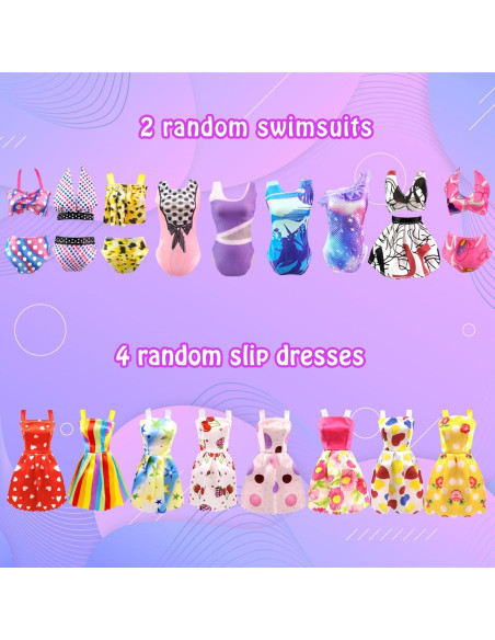 Conjunto de Ropa para Muñecas 11.5" BNUZEIYI - Vestidos y Accesorios Conjunto de Ropa para Muñecas 11.5" BNUZEIYI - Vestidos y Accesorios