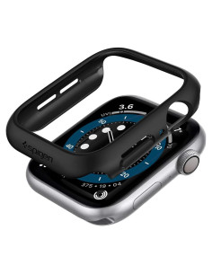 Funda delgada Spigen para Apple Watch 44mm Series SE2/6/5/4 - Negro