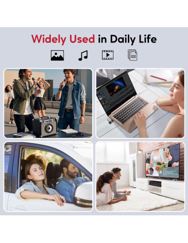 AreTop 100 Unidades Flash USB 512MB 2.0 Negro