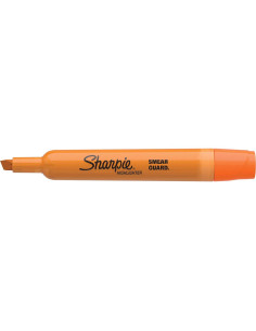 Marcadores Fluorescentes Sharpie Naranja Punta Cincel Caja 12 2