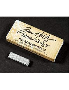 Recargas Grapas Pequeñas Tim Holtz 1550 Unidades 6mm 2