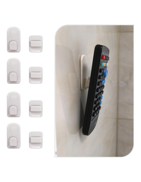 Juego de 4 Soportes de Pared Adhesivos Excelity para Control Remoto