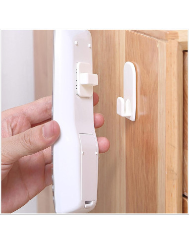 Juego de 4 Soportes de Pared Adhesivos Excelity para Control Remoto