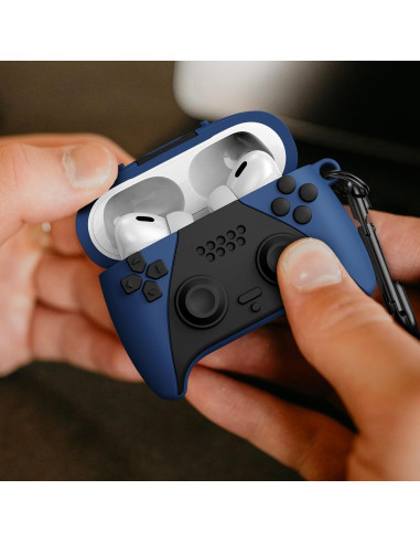 Funda Silicona KOREDA para AirPods Pro 2/1 - Azul Oscuro