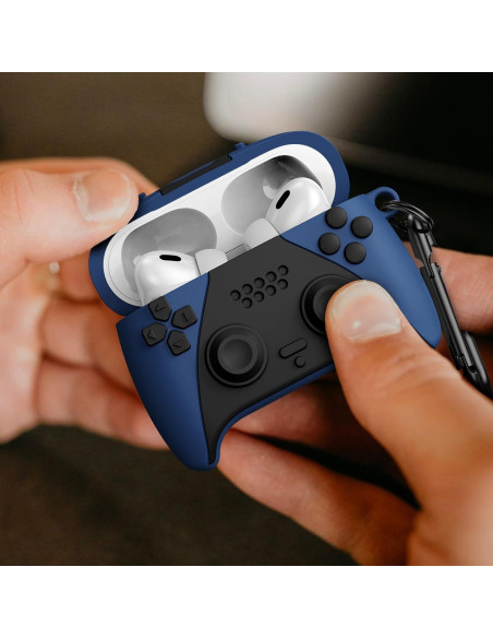 Funda Silicona KOREDA para AirPods Pro 2/1 - Azul Oscuro Funda Silicona KOREDA para AirPods Pro 2/1 - Azul Oscuro