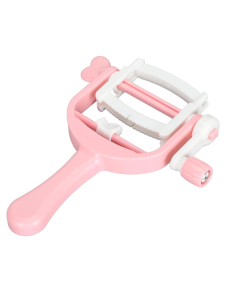 Devanador de Hilo Manual Culnflun - Hacedor de Borlas Rosa 13x16cm