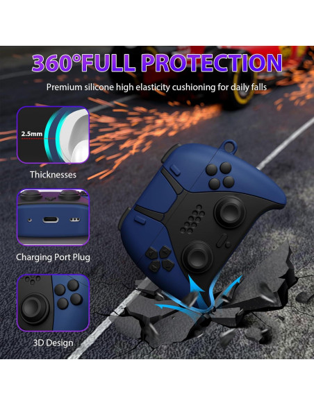 Funda Silicona KOREDA para AirPods Pro 2/1 - Azul Oscuro Funda Silicona KOREDA para AirPods Pro 2/1 - Azul Oscuro