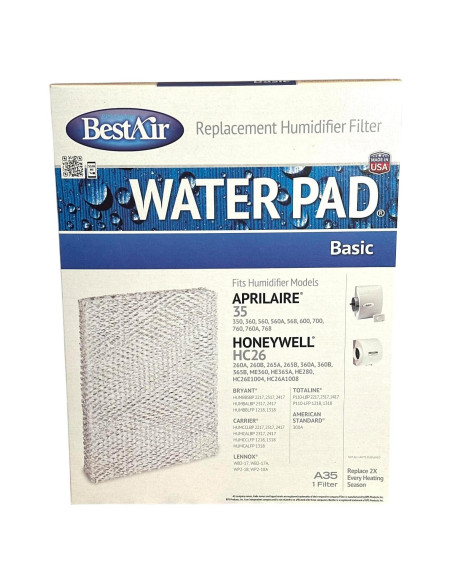 Filtro de Humidificador Best Air A35 - Paquete de 2 Unidades Filtro de Humidificador Best Air A35 - Paquete de 2 Unidades