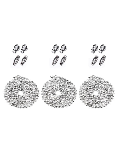 Extensión de cadena de tirón MVSSP 350.5 cm acero inoxidable