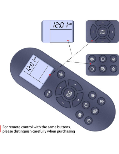 Control Remoto Reemplazo Eufy RoboVac 11S, 12, 15T, 30