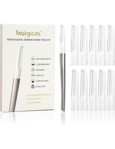 Rasuradora Dermaplaning Matgicol con 10 Cuchillas Reemplazables 2