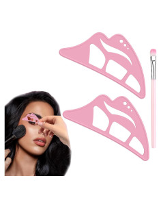 Plantilla de Sombra de Ojos Eyetour 2 Pcs Rosa - Maquillaje Fácil