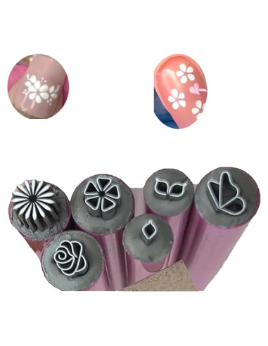 Kit de Bolígrafos para Estampado de Uñas Genérico 6PC