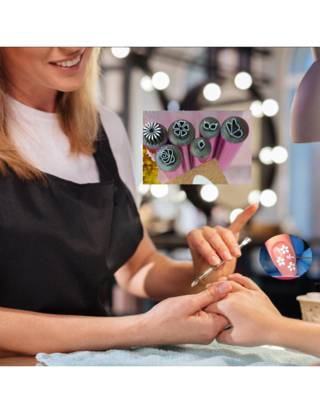 Kit de Bolígrafos para Estampado de Uñas Genérico 6PC