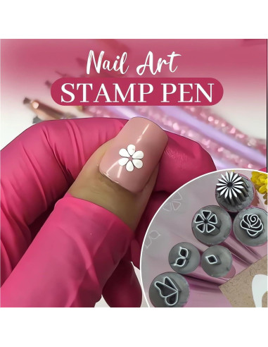 Kit de Bolígrafos para Estampado de Uñas Genérico 6PC