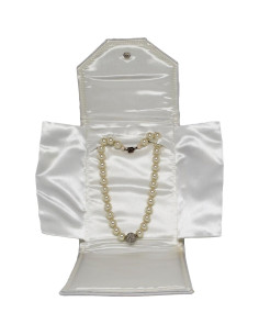 Funda de Joyería Novel Box Pequeña 17.78x12.7 cm Blanca 2