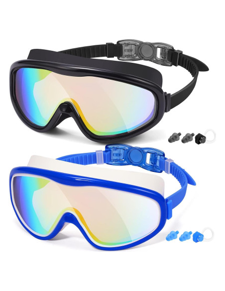 Gafas de Natación Braylin Adulto 2-Pack Anti-vaho UV Gafas de Natación Braylin Adulto 2-Pack Anti-vaho UV