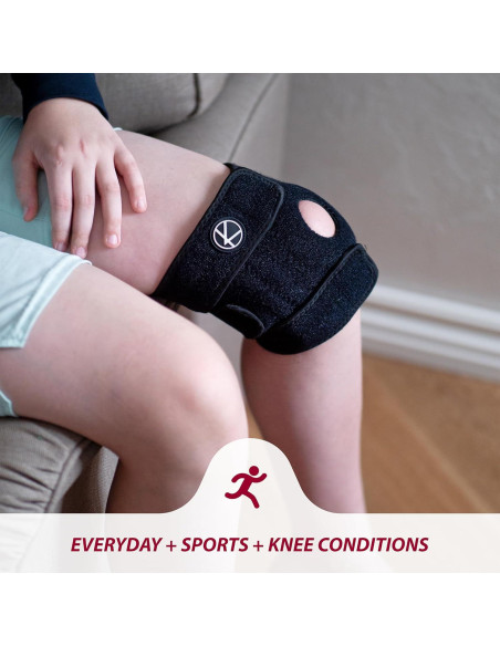 Férula de Rodilla KARM para Niños - Soporte Ajustable Negro
