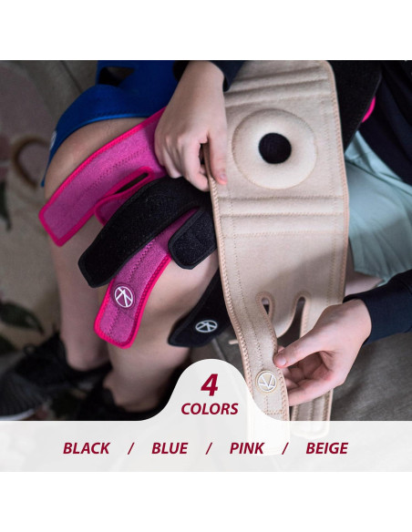 Férula de Rodilla KARM para Niños - Soporte Ajustable Negro