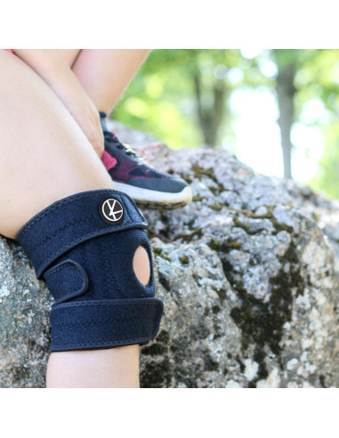 Férula de Rodilla KARM para Niños - Soporte Ajustable Negro