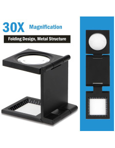 Lupas de Aumento Rongon - Paquete de 3, 10X y 30X 2