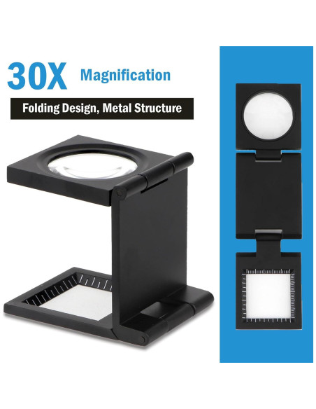 Lupas de Aumento Rongon - Paquete de 3, 10X y 30X
