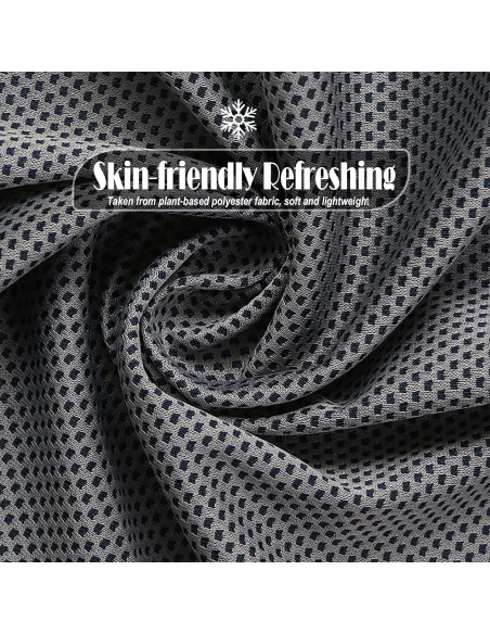 Paquete de 20 Toallas Enfriadoras immoono 101.6x30.5 cm Microfibra