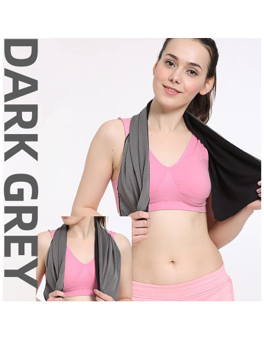 Paquete de 20 Toallas Enfriadoras immoono 101.6x30.5 cm Microfibra