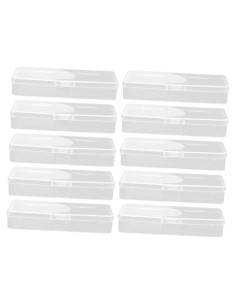 DOITOOL 10 Cajas de Desecho para Cuchillas de Afeitar 10.2x4.5cm