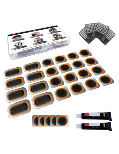 Kit de Reparación de Neumáticos Exppsaf - 30 Parches Vulcanizantes