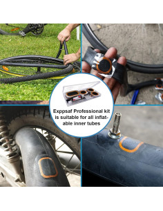 Kit de Reparación de Neumáticos Exppsaf - 30 Parches Vulcanizantes 2