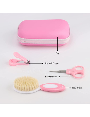 Kit de Cuidado para Bebés Esonto 17 en 1 Rosa