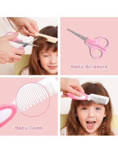 Kit de Cuidado para Bebés Esonto 17 en 1 Rosa