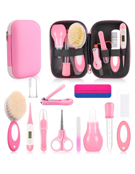 Kit de Cuidado para Bebés Esonto 17 en 1 Rosa