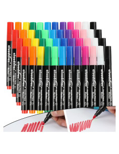 Marcadores de Pintura Acrílica Cloudriver - Paquete de 48 Colores