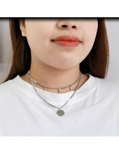 Etiquetas en Blanco de Acero Inoxidable Kissitty 100 Piezas 15mm