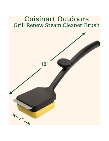 Cepillo Limpiador de Vapor Cuisinart Grill Renew 44.5 cm