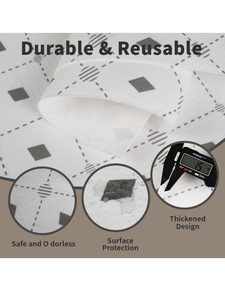 Forros de Refrigerador Antideslizantes EAQQWWY 30cm x 3.66m Forros de Refrigerador Antideslizantes EAQQWWY 30cm x 3.66m