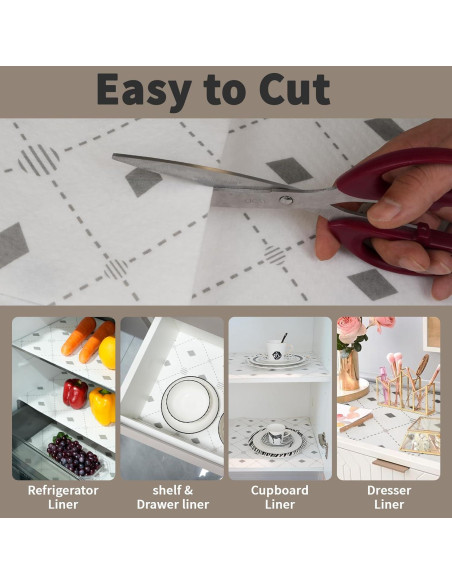 Forros de Refrigerador Antideslizantes EAQQWWY 30cm x 3.66m Forros de Refrigerador Antideslizantes EAQQWWY 30cm x 3.66m