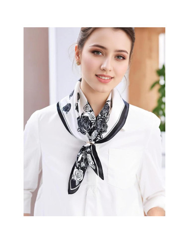 Pañuelo de Seda de Morera ANDANTINO 100% 53x53 cm - Bufanda Unisex