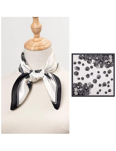 Pañuelo de Seda de Morera ANDANTINO 100% 53x53 cm - Bufanda Unisex