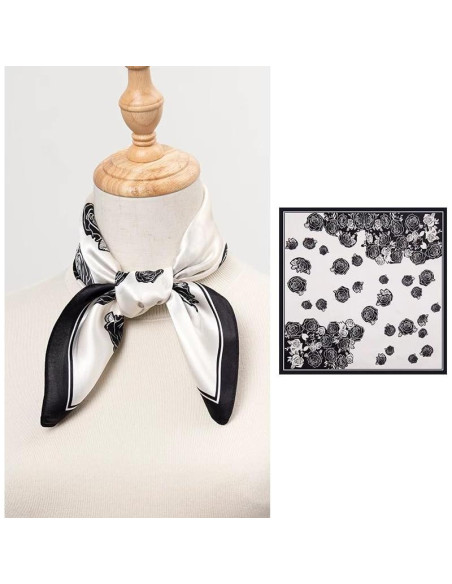 Pañuelo de Seda de Morera ANDANTINO 100% 53x53 cm - Bufanda Unisex