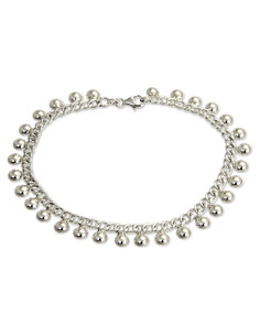 Pulsera de tobillo de plata esterlina NOVICA 26.67cm