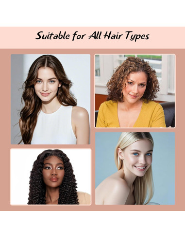 Juego de Rizado Sin Calor ZILAMPU 9 Piezas Satén 177.8 cm