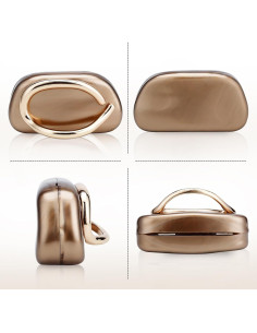 Bolso Clutch de Noche Acrílico YYW Marbling 20.5x6x12.5cm 2