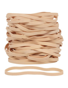Bandas de Goma Grandes Beige AIWOQI 65 Pcs 15cm x 0.6cm