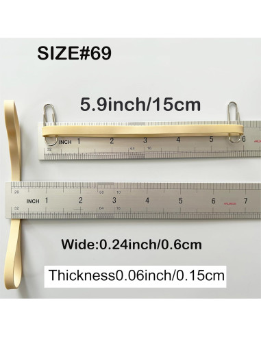 Bandas de Goma Grandes Beige AIWOQI 65 Pcs 15cm x 0.6cm