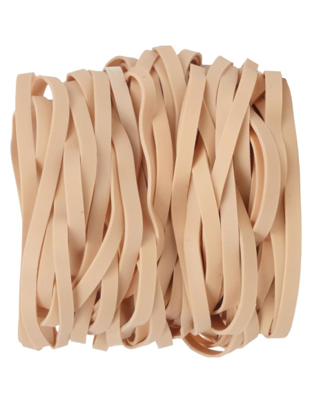 Bandas de Goma Grandes Beige AIWOQI 65 Pcs 15cm x 0.6cm