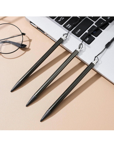 Bolígrafo Táctil HOMSFOU 3pcs Antipérdida para Pantallas