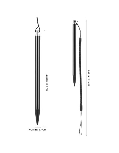 Bolígrafo Táctil HOMSFOU 3pcs Antipérdida para Pantallas